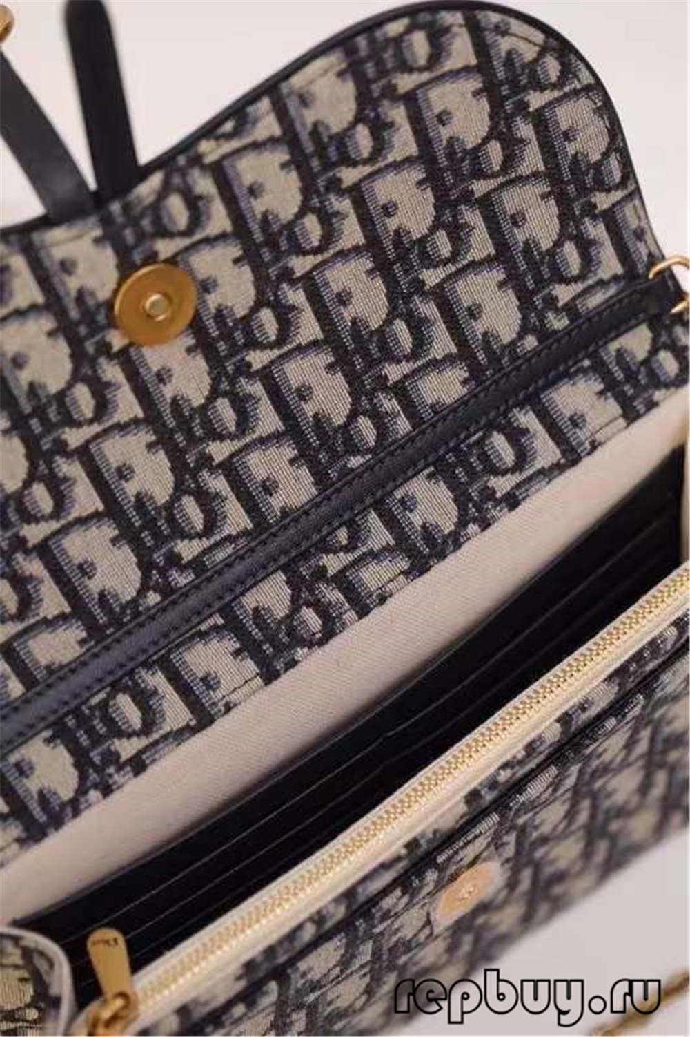 Dior top replica saddle clutch bag 22cm blue jacquard fabric Oblique print craft details (2022 Edition)-Best Quality Fake designer Bag Review, Replica designer bag ru Dior top replica saddle clutch bag 22cm blue jacquard fabric Oblique print craft details (2022 Edition)-Best Quality Fake designer Bag Review, Replica designer bag ru