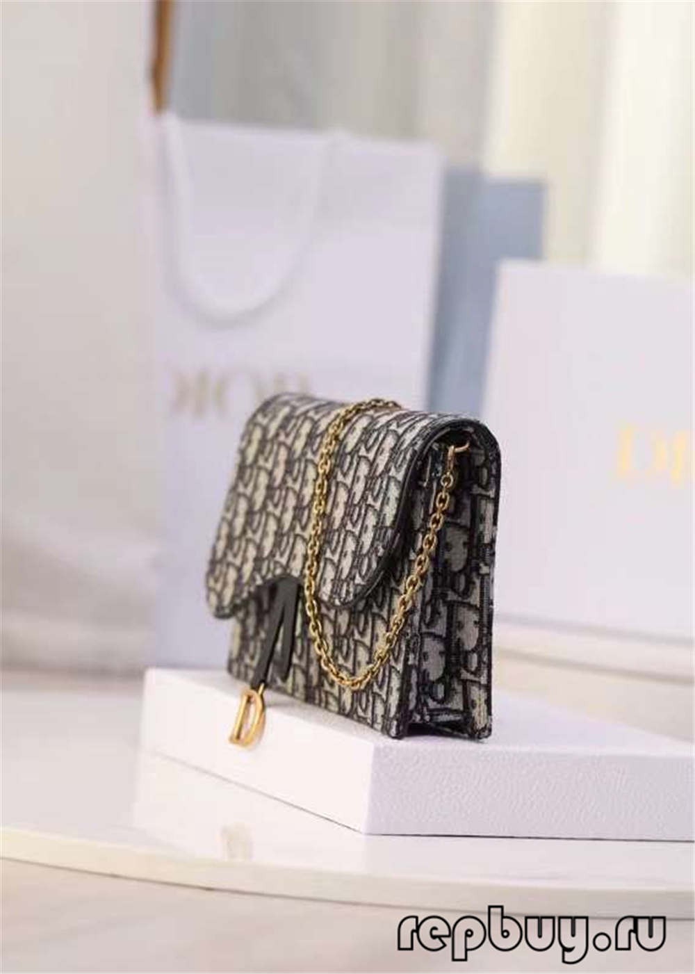 Dior top replica saddle clutch bag 22cm blue jacquard fabric Oblique print (2022 Latest)-Best Quality Fake designer Bag Review, Replica designer bag ru Dior top replica saddle clutch bag 22cm blue jacquard fabric Oblique print (2022 Latest)-Best Quality Fake designer Bag Review, Replica designer bag ru