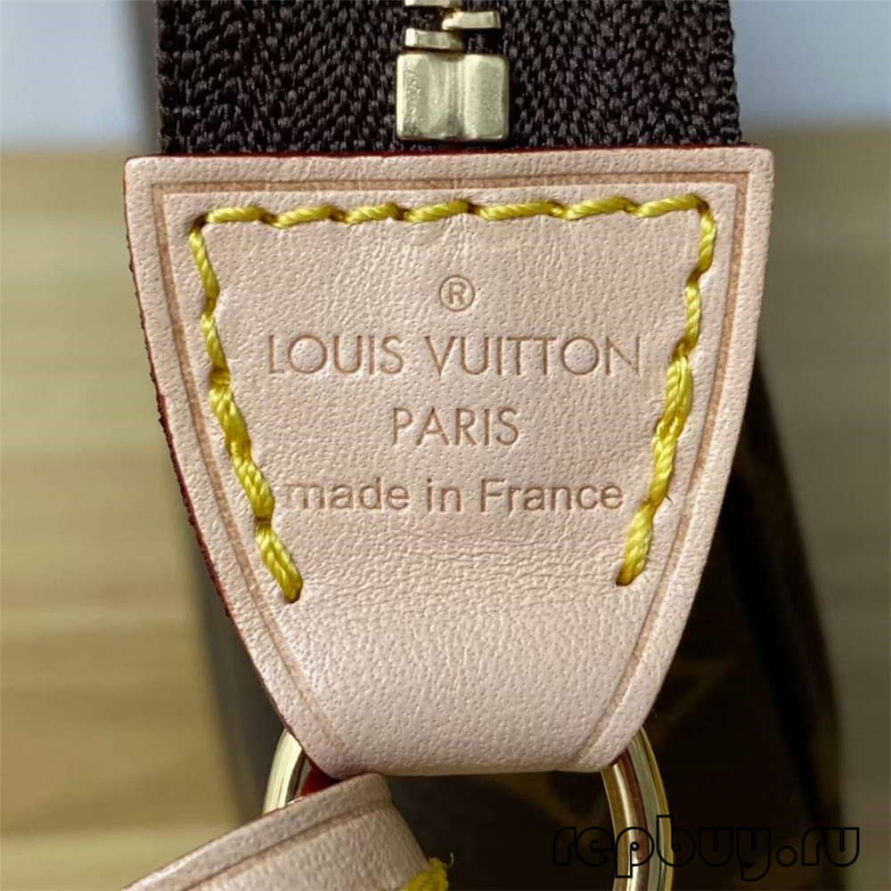 Louis Vuitton M40712 Pochette Accessoires top replica handbags Fabric and hardware details (2022 Edition)-Best Quality Fake designer Bag Review, Replica designer bag ru