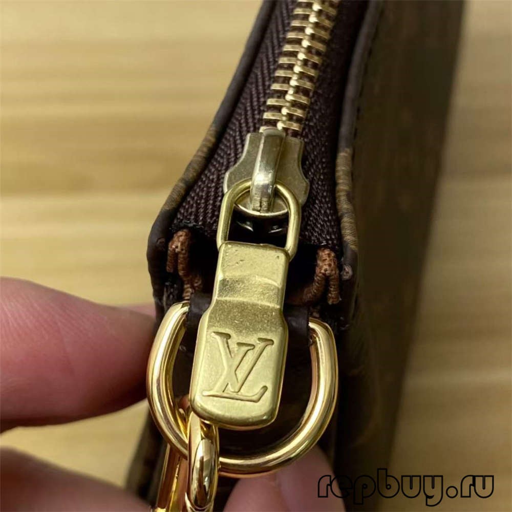 Louis Vuitton M40712 Pochette Accessoires top replica handbags Fabric and hardware details (2022 Edition)-Best Quality Fake designer Bag Review, Replica designer bag ru