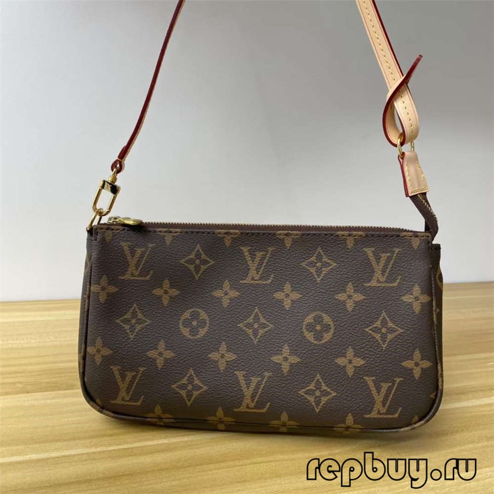 Louis Vuitton M40712 Pochette Accessoires top replica handbags Fabric and hardware details (2022 Edition)-Best Quality Fake designer Bag Review, Replica designer bag ru