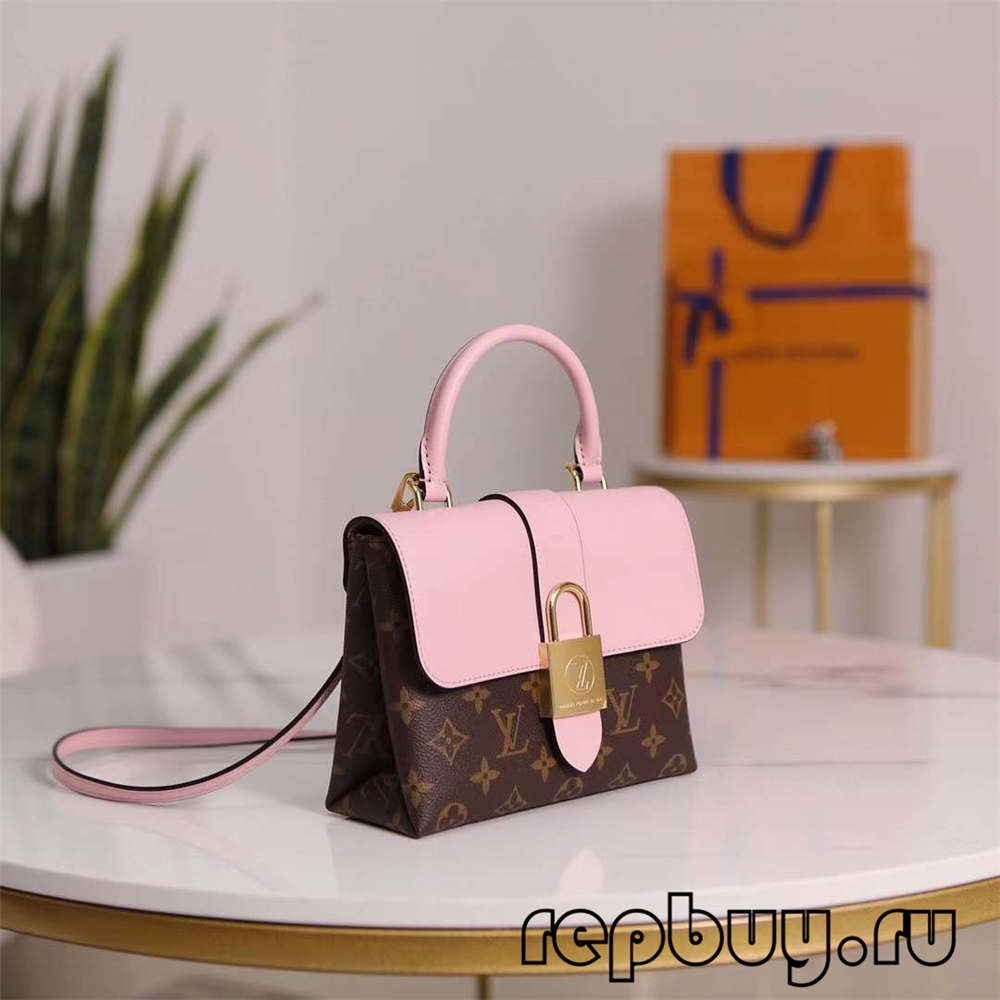 Louis Vuitton M44080 20cm Lock BB Pink Top Replica Bags (2022 Edition)-Best Quality Fake designer Bag Review, Replica designer bag ru Louis Vuitton M44080 20cm Lock BB Pink Top Replica Bags (2022 Edition)-Best Quality Fake designer Bag Review, Replica designer bag ru
