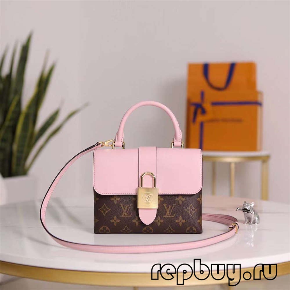 Louis Vuitton M44080 20cm Lock BB Pink Top Replica Bags (2022 Edition)-Best Quality Fake designer Bag Review, Replica designer bag ru Louis Vuitton M44080 20cm Lock BB Pink Top Replica Bags (2022 Edition)-Best Quality Fake designer Bag Review, Replica designer bag ru