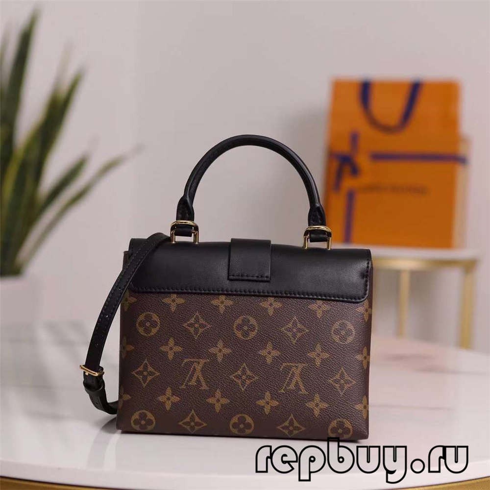 Louis Vuitton M44141 20cm Lock BB Black top replica bags (2022 Special)-Best Quality Fake designer Bag Review, Replica designer bag ru Louis Vuitton M44141 20cm Lock BB Black top replica bags (2022 Special)-Best Quality Fake designer Bag Review, Replica designer bag ru
