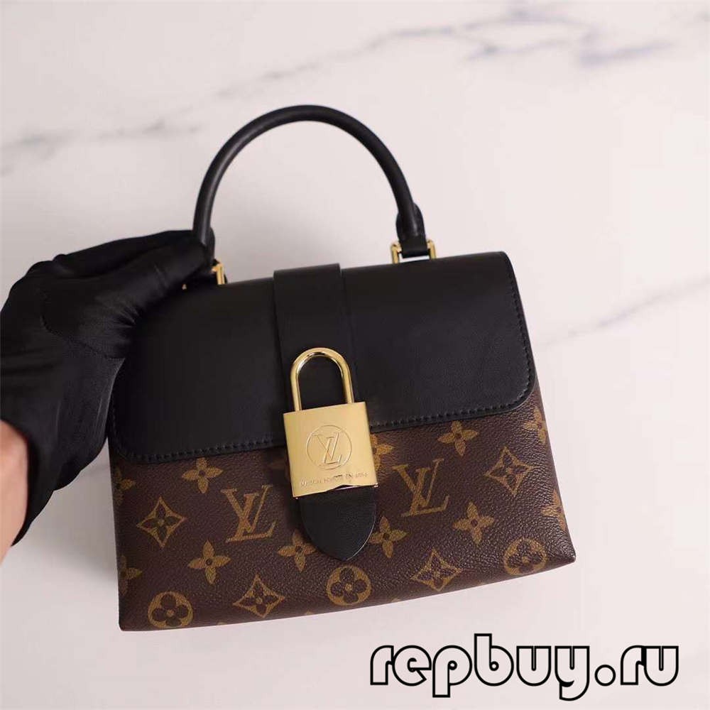 Louis Vuitton M44141 20cm Lock BB Black top replica bags (2022 Special)-Best Quality Fake designer Bag Review, Replica designer bag ru Louis Vuitton M44141 20cm Lock BB Black top replica bags (2022 Special)-Best Quality Fake designer Bag Review, Replica designer bag ru