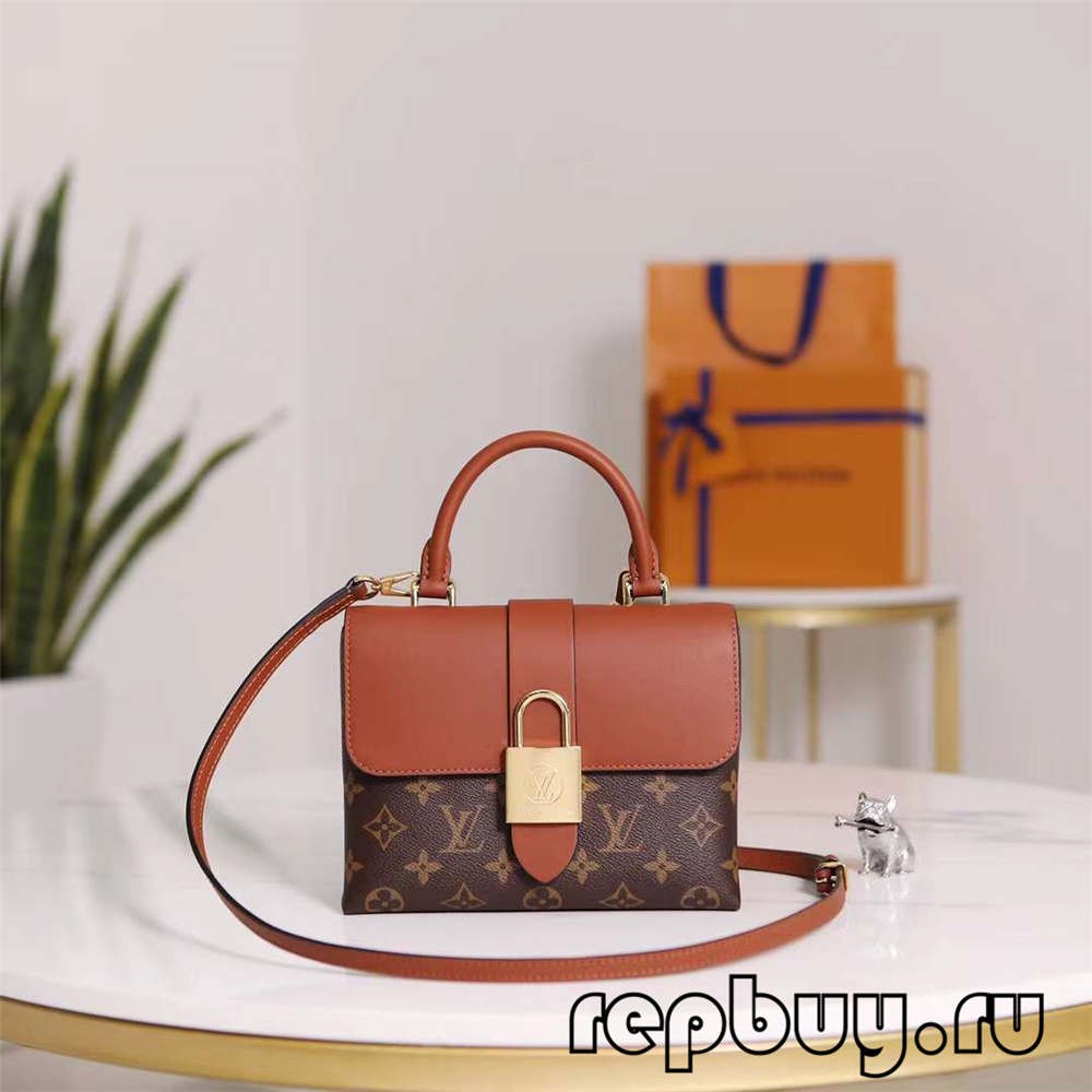 Louis Vuitton M44654 20cm Lock BB Brown Top replica bags (2022 Special)-Best Quality Fake designer Bag Review, Replica designer bag ru Louis Vuitton M44654 20cm Lock BB Brown Top replica bags (2022 Special)-Best Quality Fake designer Bag Review, Replica designer bag ru
