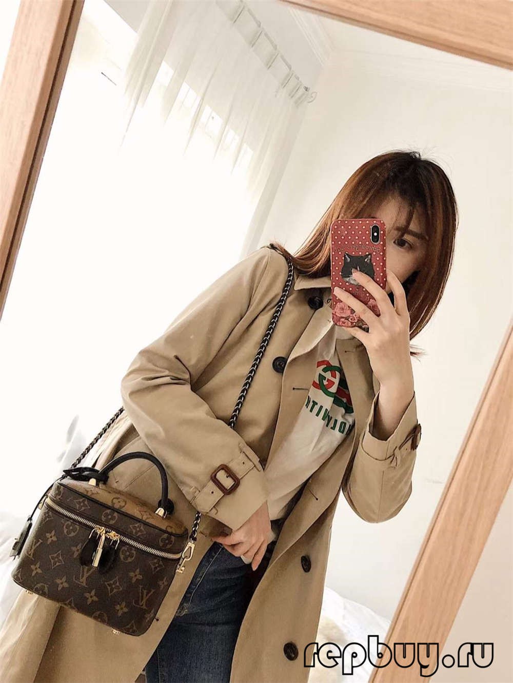 Louis Vuitton M45165 Vanity Small Top Replica Handbag Daily Use Effect (2022 Edition)-Best Quality Fake designer Bag Review, Replica designer bag ru