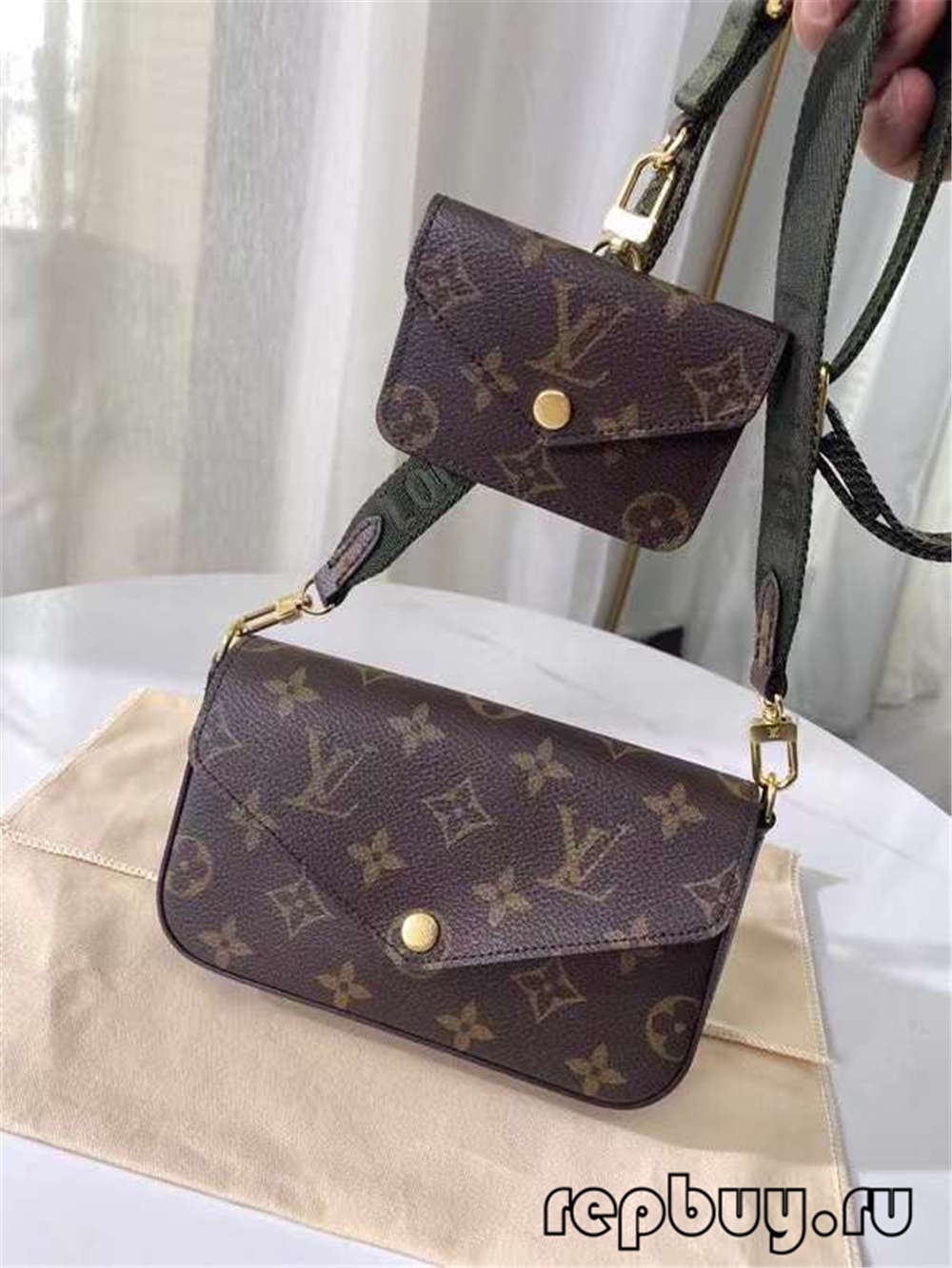Louis Vuitton M80091 FÉLICIE STRAP & GO top quality replica bags (2022 Updated)-Best Quality Fake designer Bag Review, Replica designer bag ru