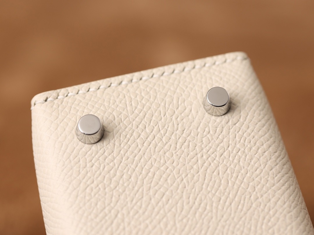 How great quality of Shebag Handmade White Mini Kelly 2 in Epsom leather? (2024 Week 5 White)-Best Quality Fake designer Bag Review, Replica designer bag ru