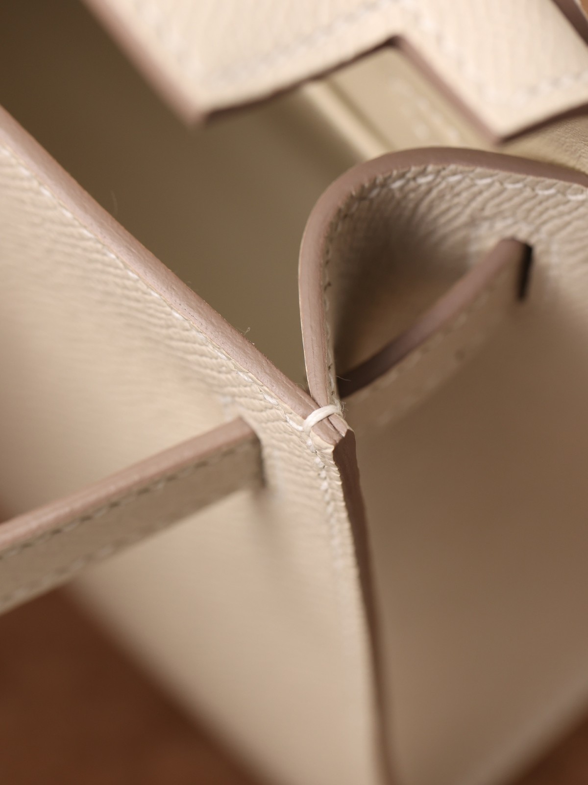 How great quality of Shebag Handmade White Mini Kelly 2 in Epsom leather? (2024 Week 5 White)-Best Quality Fake designer Bag Review, Replica designer bag ru