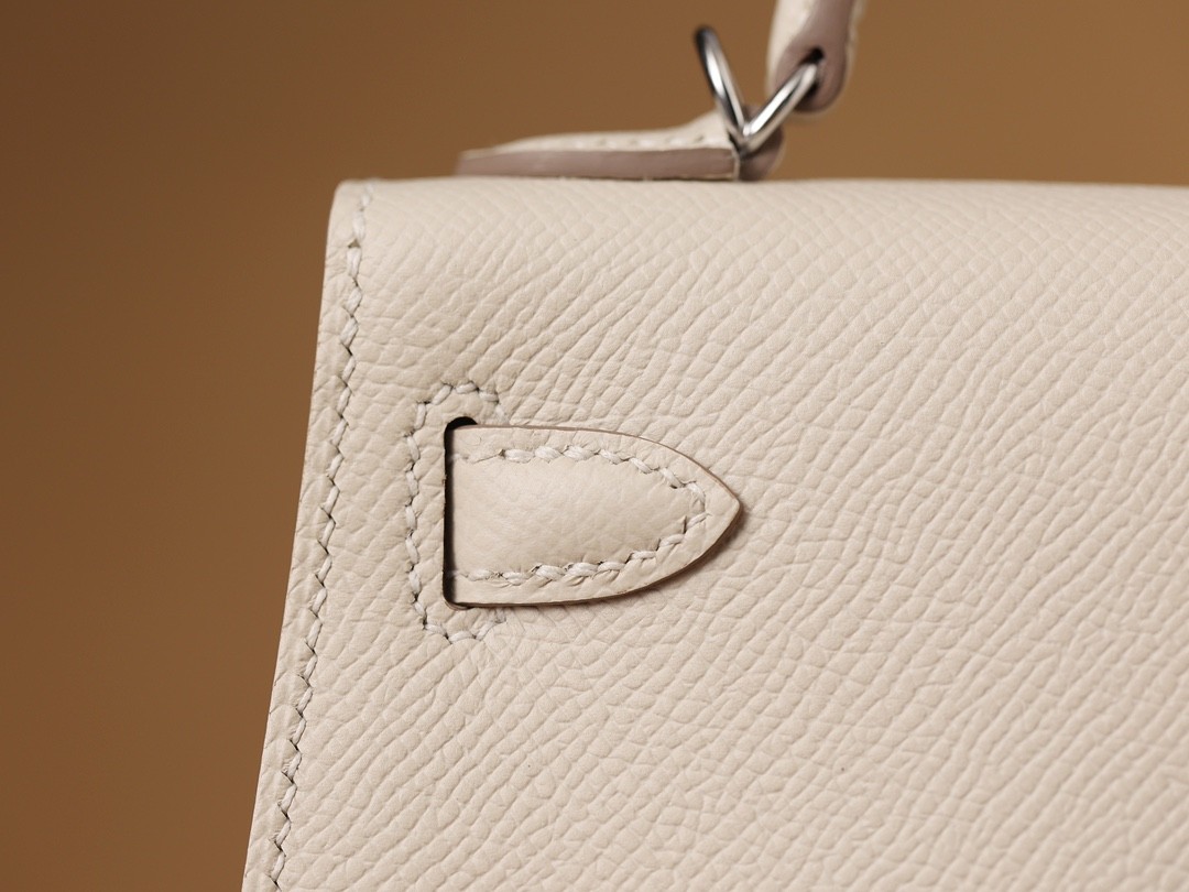 How great quality of Shebag Handmade White Mini Kelly 2 in Epsom leather? (2024 Week 5 White)-Best Quality Fake designer Bag Review, Replica designer bag ru
