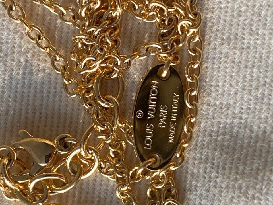2024 Summer：Shebag Louis Vuitton M61083 ESSENTIAL V necklace gold （2024 July updated）-Best Quality Fake designer Bag Review, Replica designer bag ru