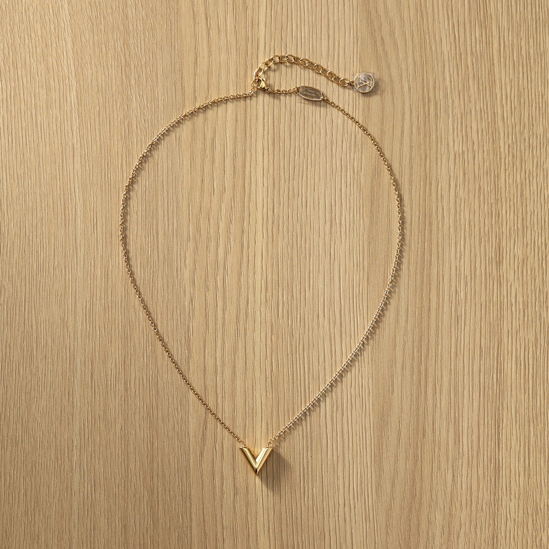 2024 Summer：Shebag Louis Vuitton M61083 ESSENTIAL V necklace gold （2024 July updated）-Best Quality Fake designer Bag Review, Replica designer bag ru