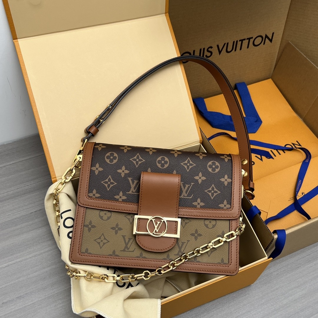 Shebag Louis Vuitton Dauphine medium size full reivew (2024 Aug updated)-Best Quality Fake designer Bag Review, Replica designer bag ru
