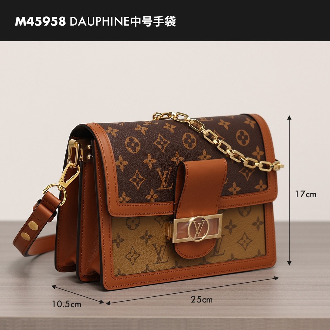 Shebag Louis Vuitton Dauphine medium size full reivew (2024 Aug updated)-Best Quality Fake designer Bag Review, Replica designer bag ru