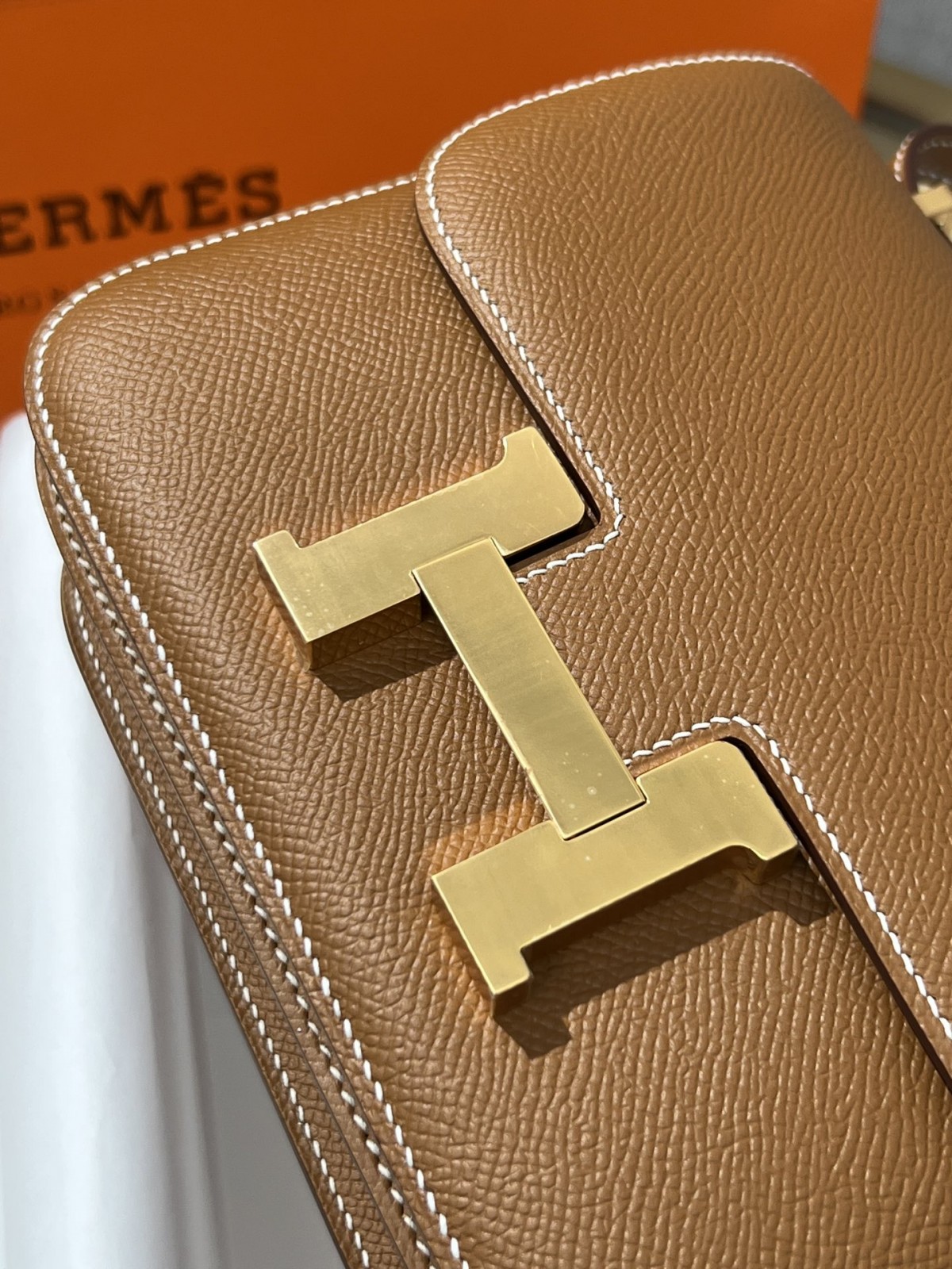 Shebag VS Authentic! Hermes Constance 19 in golden brown (2024 Sep updated)-Best Quality Fake designer Bag Review, Replica designer bag ru