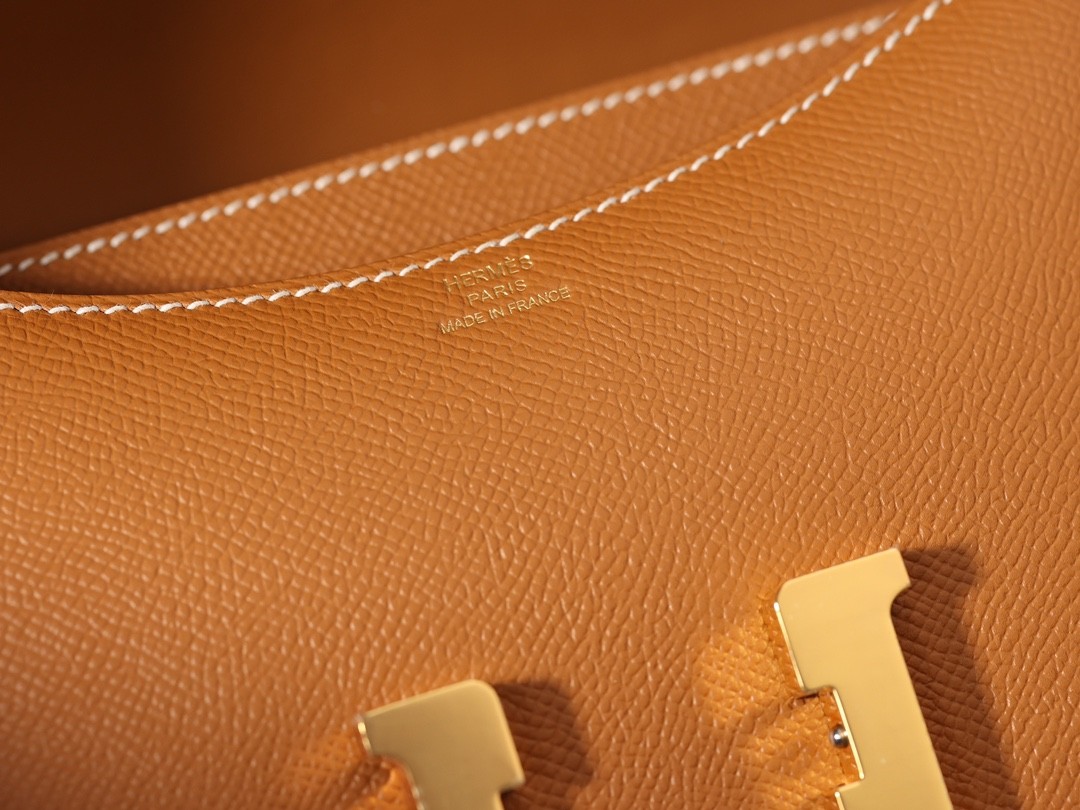 Shebag VS Authentic! Hermes Constance 19 in golden brown (2024 Sep updated)-Best Quality Fake designer Bag Review, Replica designer bag ru