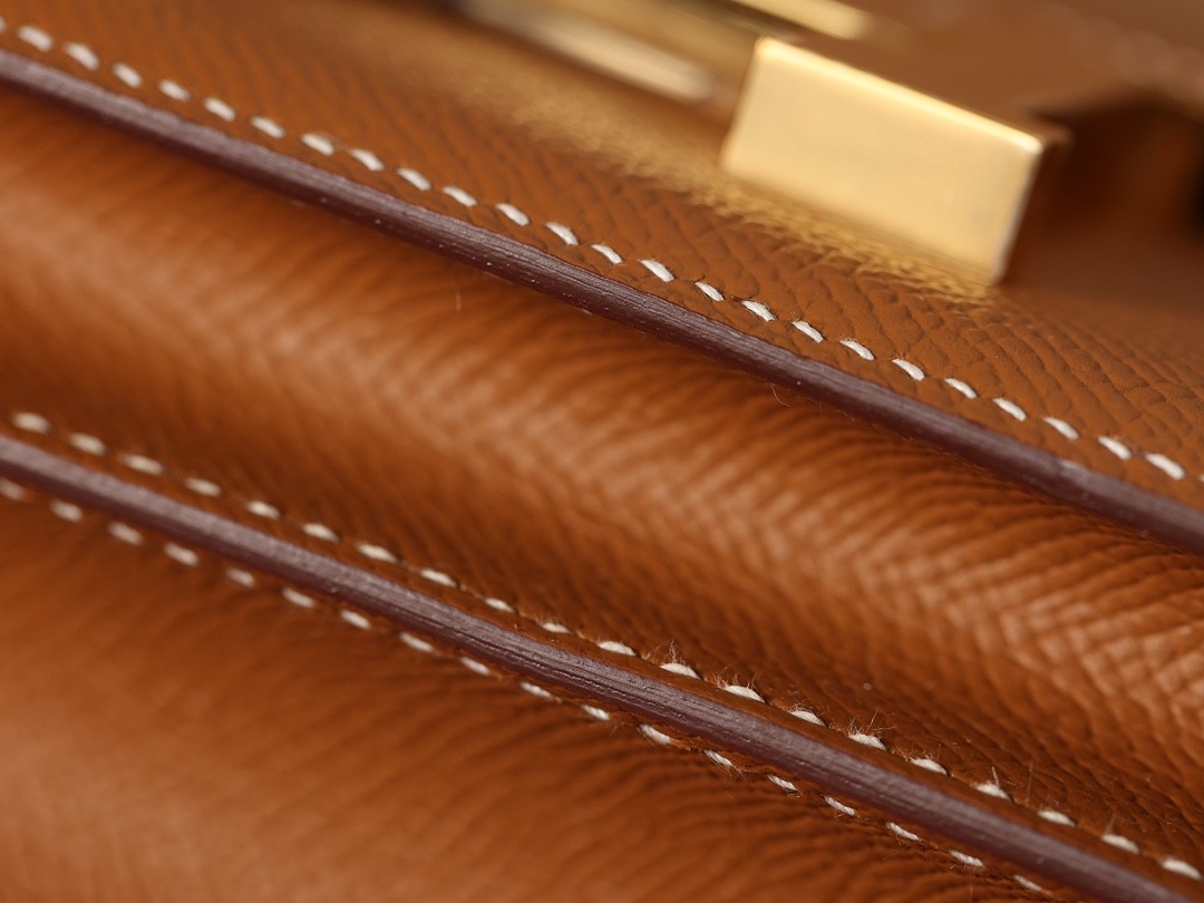Shebag VS Authentic! Hermes Constance 19 in golden brown (2024 Sep updated)-Best Quality Fake designer Bag Review, Replica designer bag ru