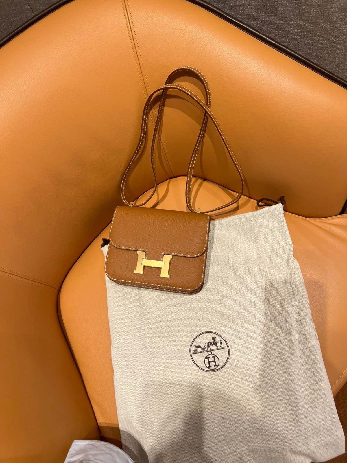 Shebag VS Authentic! Hermes Constance 19 in golden brown (2024 Sep updated)-Best Quality Fake designer Bag Review, Replica designer bag ru