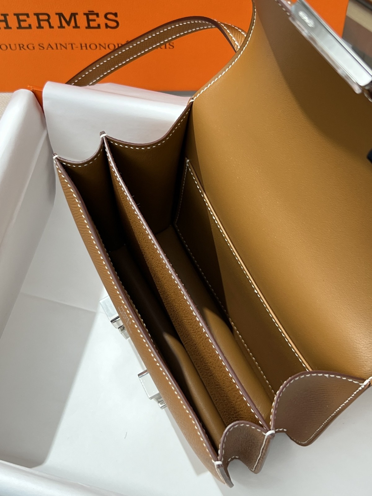 Shebag VS Authentic! Hermes Constance 19 in golden brown (2024 Sep updated)-Best Quality Fake designer Bag Review, Replica designer bag ru