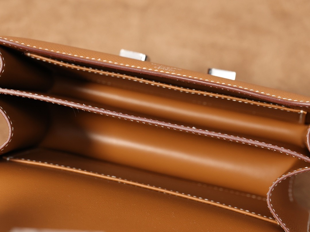 Shebag VS Authentic! Hermes Constance 19 in golden brown (2024 Sep updated)-Best Quality Fake designer Bag Review, Replica designer bag ru