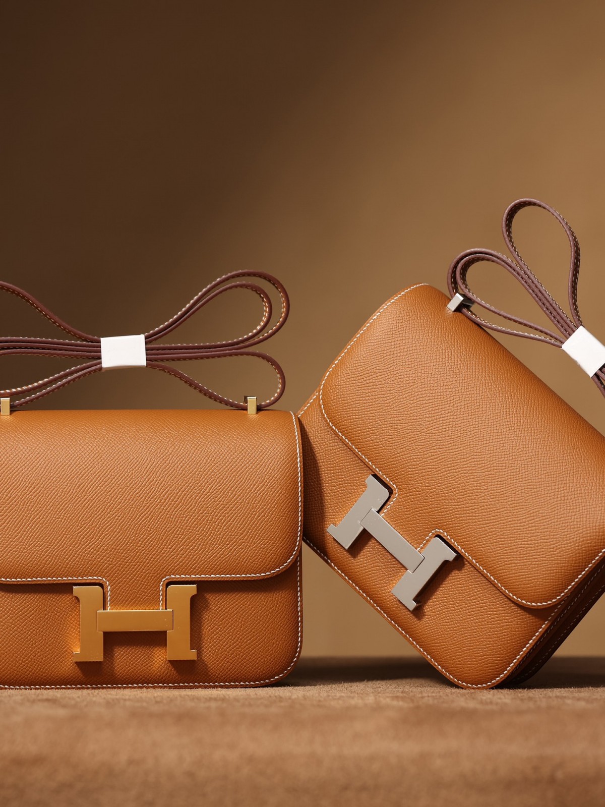 Shebag VS Authentic! Hermes Constance 19 in golden brown (2024 Sep updated)-Best Quality Fake designer Bag Review, Replica designer bag ru