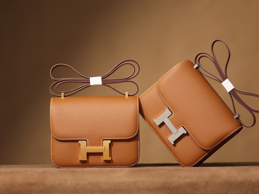 Shebag VS Authentic! Hermes Constance 19 in golden brown (2024 Sep updated)-Best Quality Fake designer Bag Review, Replica designer bag ru