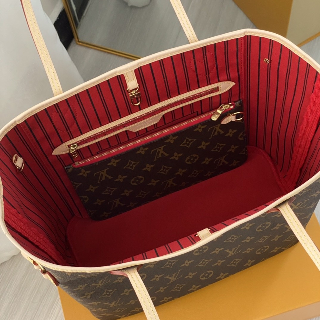 Shebag Louis Vuitton M41177  Neverfull medium size（2024 Oct updated）-Best Quality Fake designer Bag Review, Replica designer bag ru