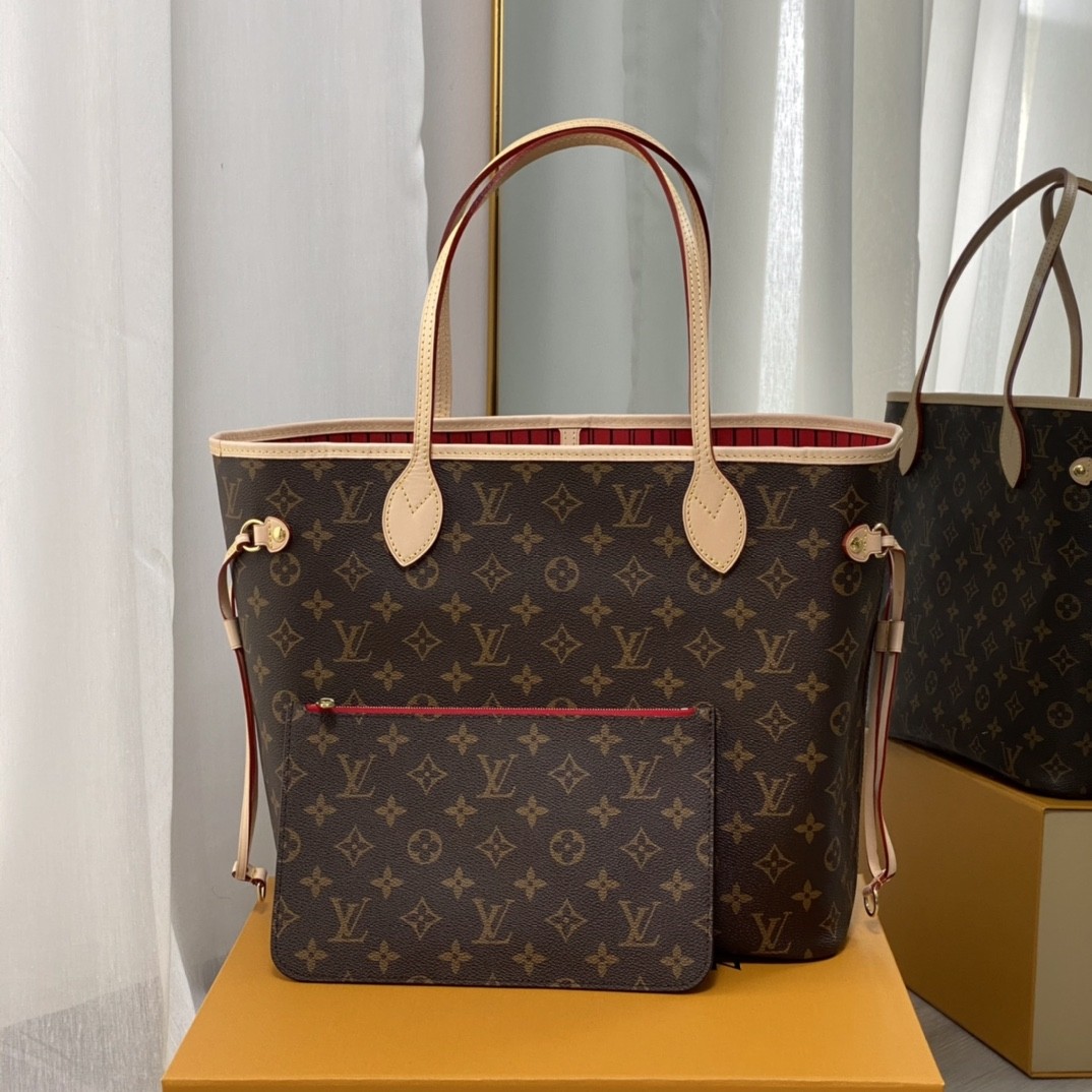 Shebag Louis Vuitton M41177  Neverfull medium size（2024 Oct updated）-Best Quality Fake designer Bag Review, Replica designer bag ru