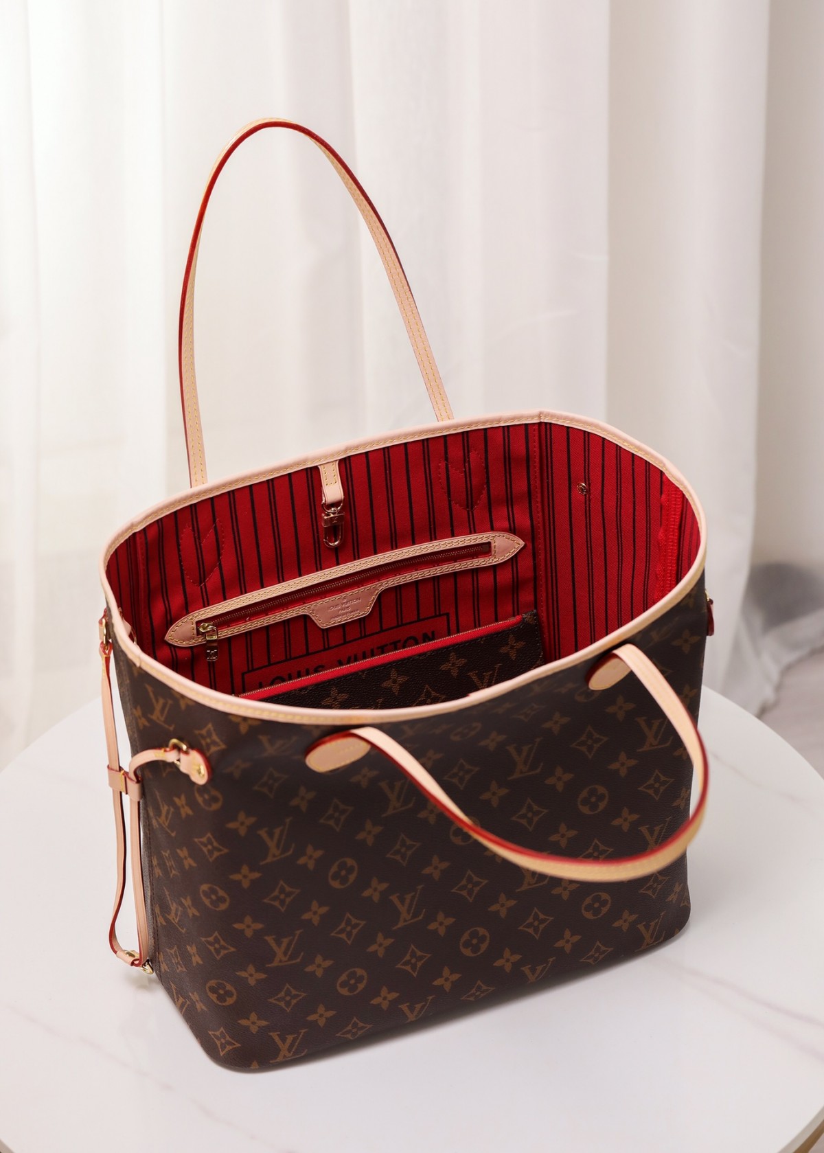 Shebag Louis Vuitton M41177  Neverfull medium size（2024 Oct updated）-Best Quality Fake designer Bag Review, Replica designer bag ru