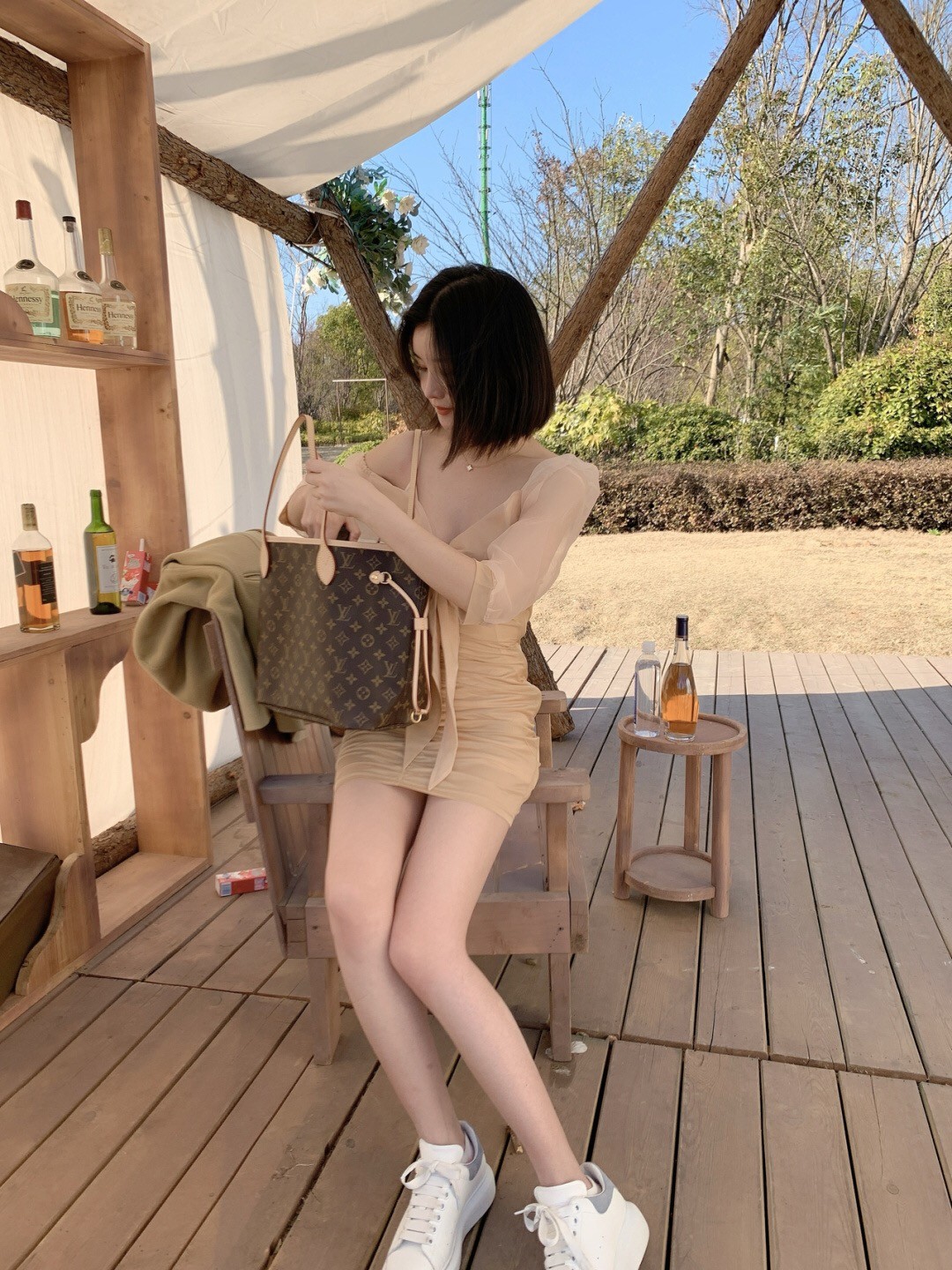 Shebag Louis Vuitton M41177  Neverfull medium size（2024 Oct updated）-Best Quality Fake designer Bag Review, Replica designer bag ru