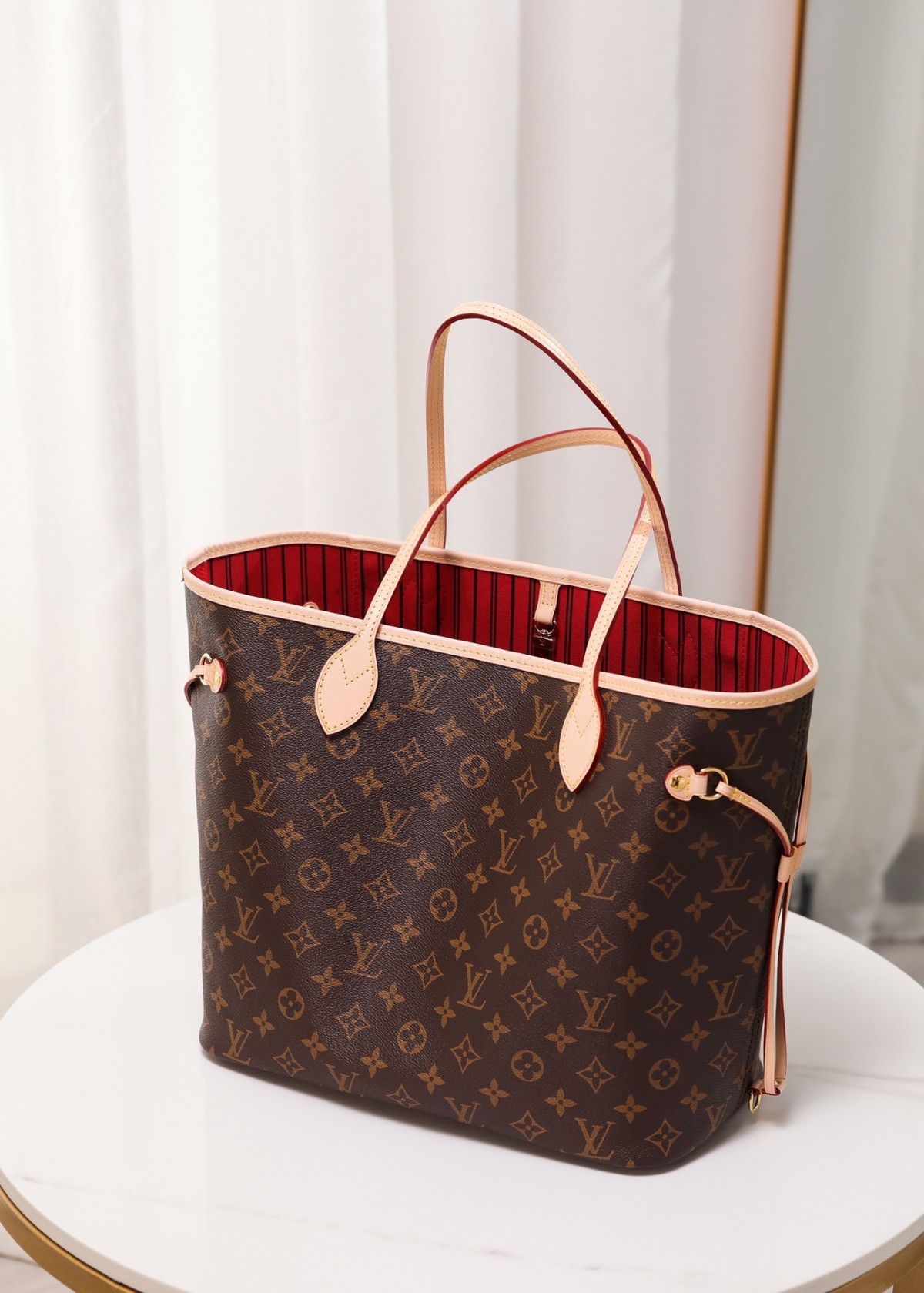 Shebag Louis Vuitton M41177  Neverfull medium size（2024 Oct updated）-Best Quality Fake designer Bag Review, Replica designer bag ru