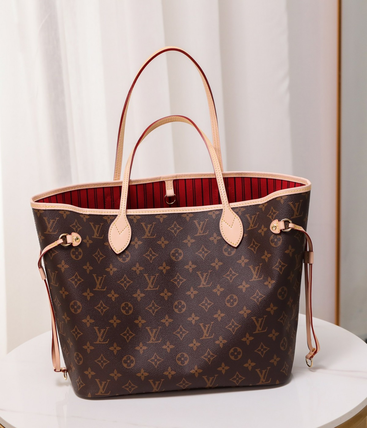 Shebag Louis Vuitton M41177  Neverfull medium size（2024 Oct updated）-Best Quality Fake designer Bag Review, Replica designer bag ru