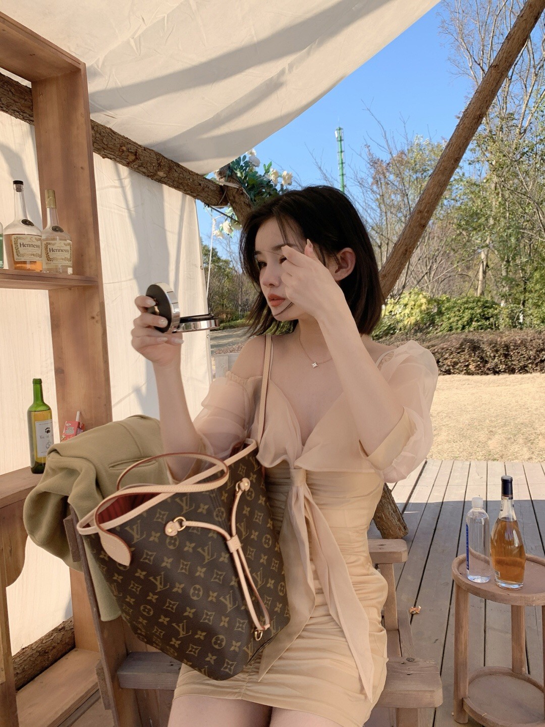 Shebag Louis Vuitton M41177  Neverfull medium size（2024 Oct updated）-Best Quality Fake designer Bag Review, Replica designer bag ru