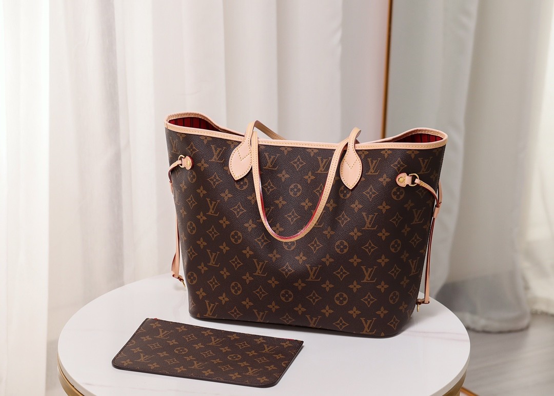 Shebag Louis Vuitton M41177  Neverfull medium size（2024 Oct updated）-Best Quality Fake designer Bag Review, Replica designer bag ru