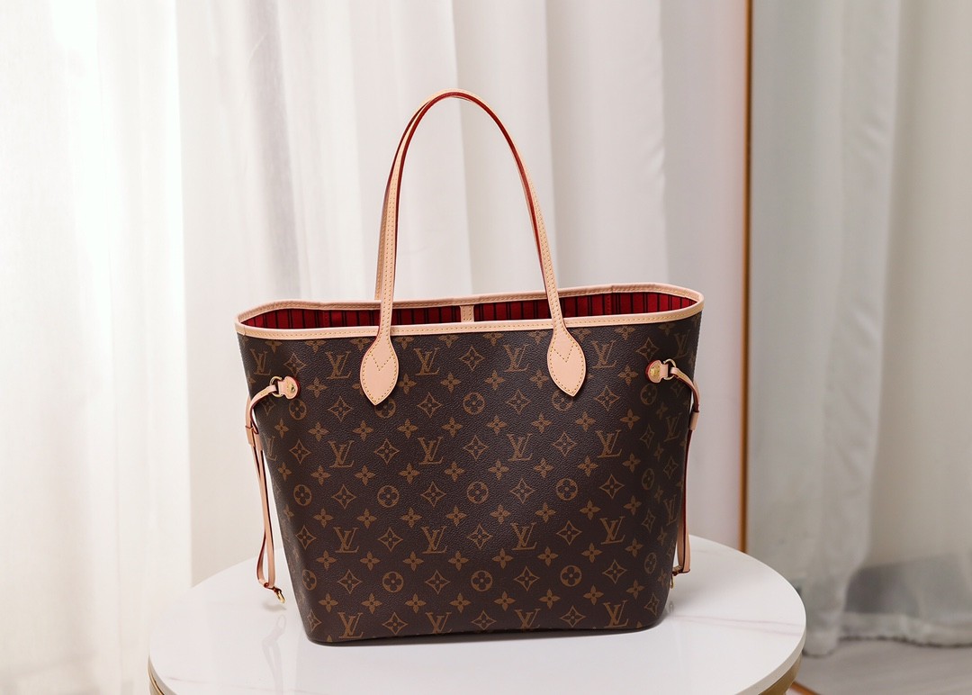 Shebag Louis Vuitton M41177  Neverfull medium size（2024 Oct updated）-Best Quality Fake designer Bag Review, Replica designer bag ru