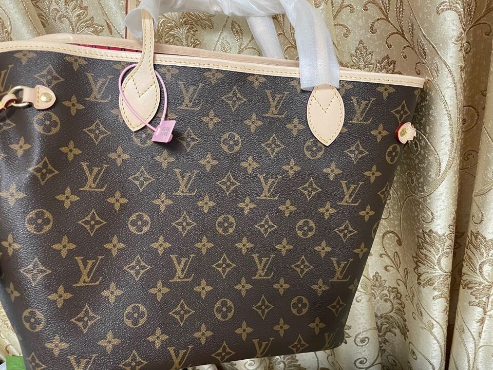 Shebag Louis Vuitton M41177  Neverfull medium size（2024 Oct updated）-Best Quality Fake designer Bag Review, Replica designer bag ru