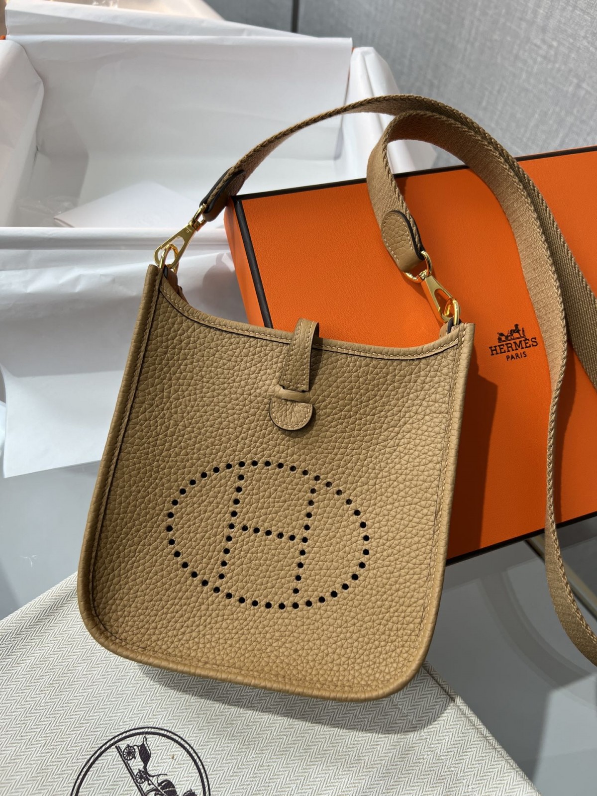 Shebag fully handmade Hermes Evelyn 16 bag full review (2024 Oct updated)-Best Quality Fake designer Bag Review, Replica designer bag ru