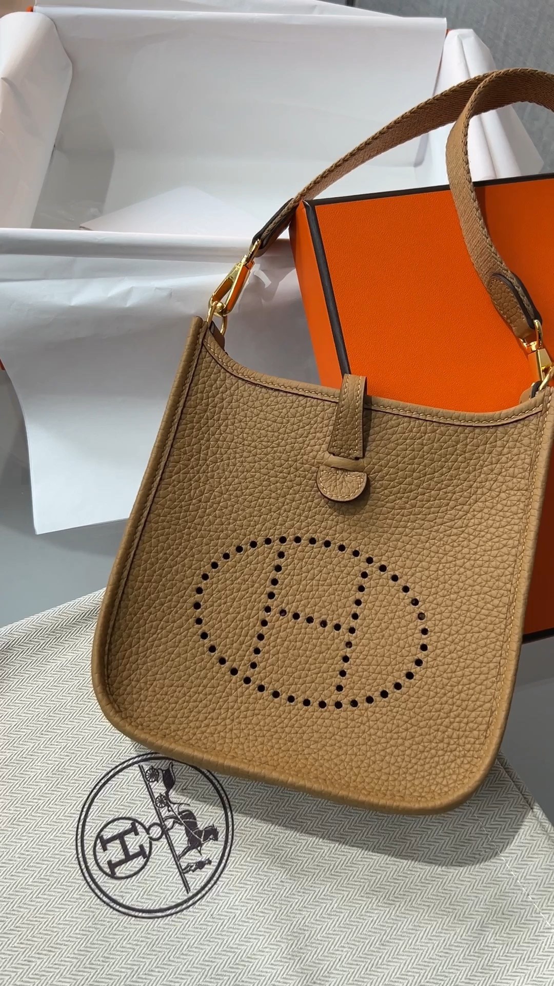 Shebag fully handmade Hermes Evelyn 16 bag full review (2024 Oct updated)-Best Quality Fake designer Bag Review, Replica designer bag ru
