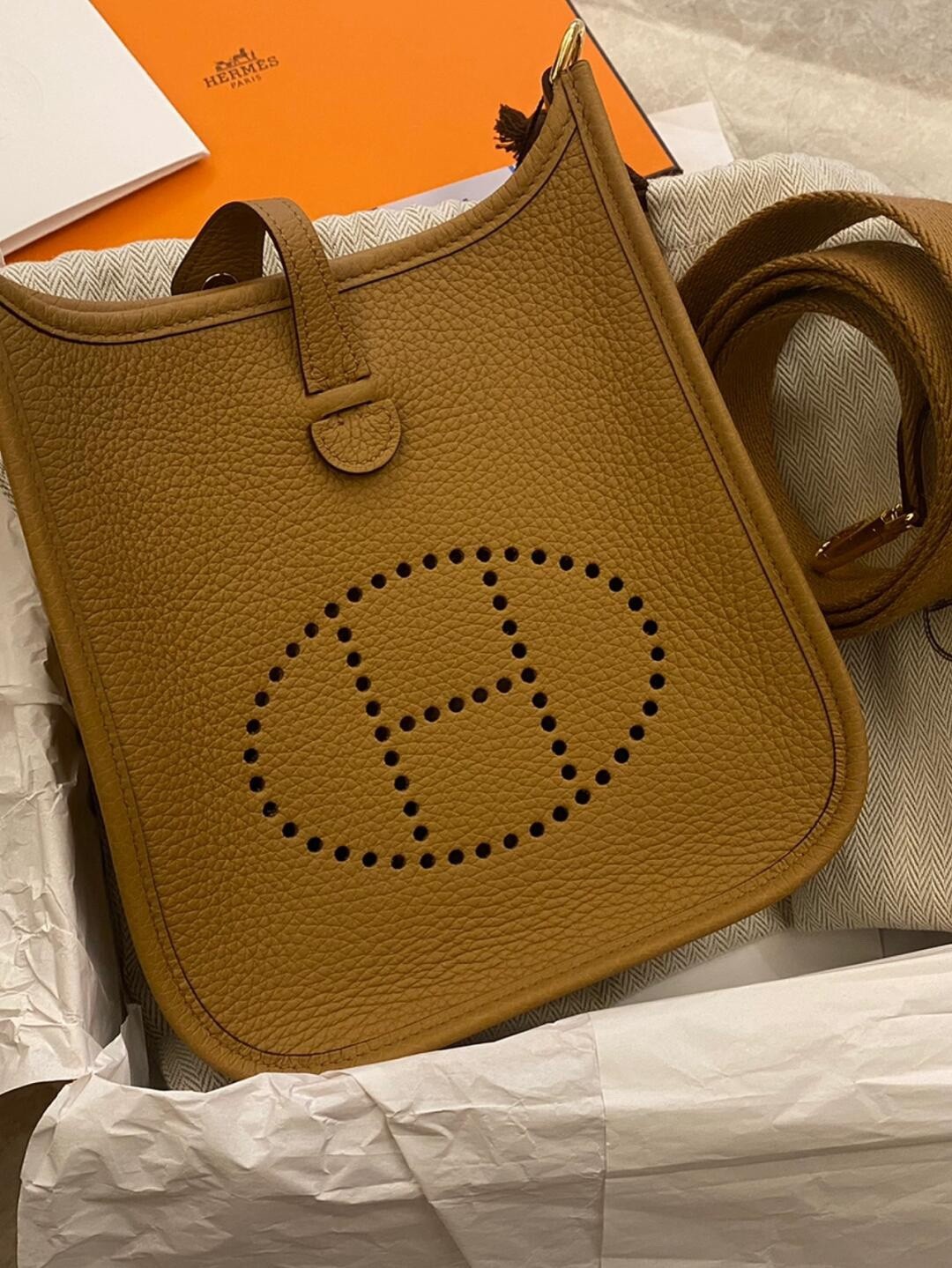Shebag fully handmade Hermes Evelyn 16 bag full review (2024 Oct updated)-Best Quality Fake designer Bag Review, Replica designer bag ru