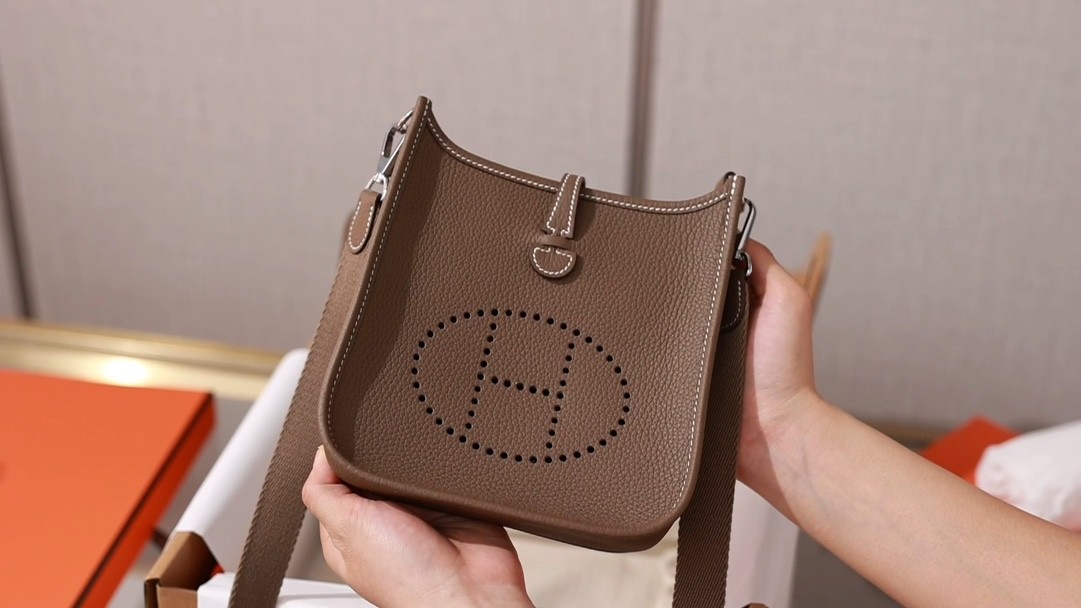 Shebag full handmade Hermes Evelyn 16 grey silver full review(2024 Oct updated)-Best Quality Fake designer Bag Review, Replica designer bag ru