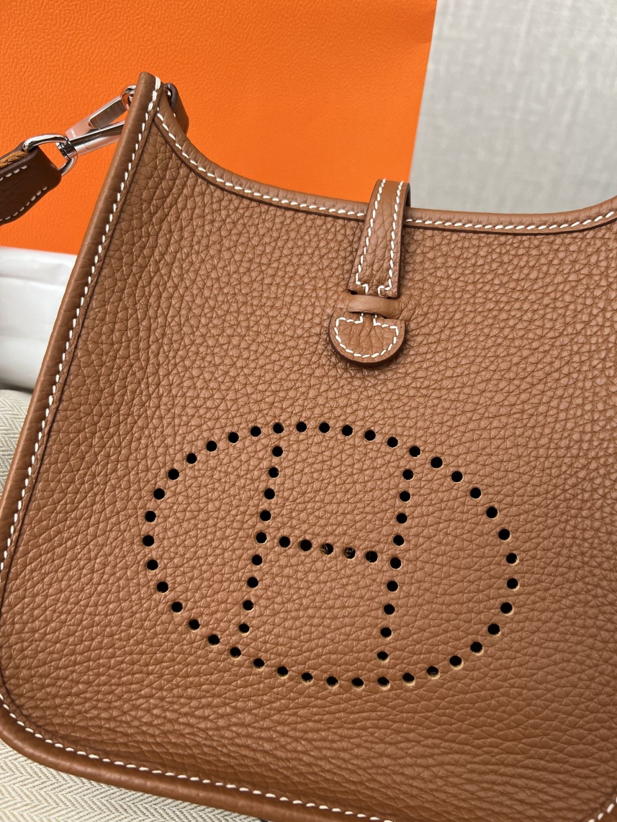 Shebag 15% off！And Shebag fully handmade Hermes Evelyn 16 bag in brown review （2024 Dec updated）-Best Quality Fake designer Bag Review, Replica designer bag ru