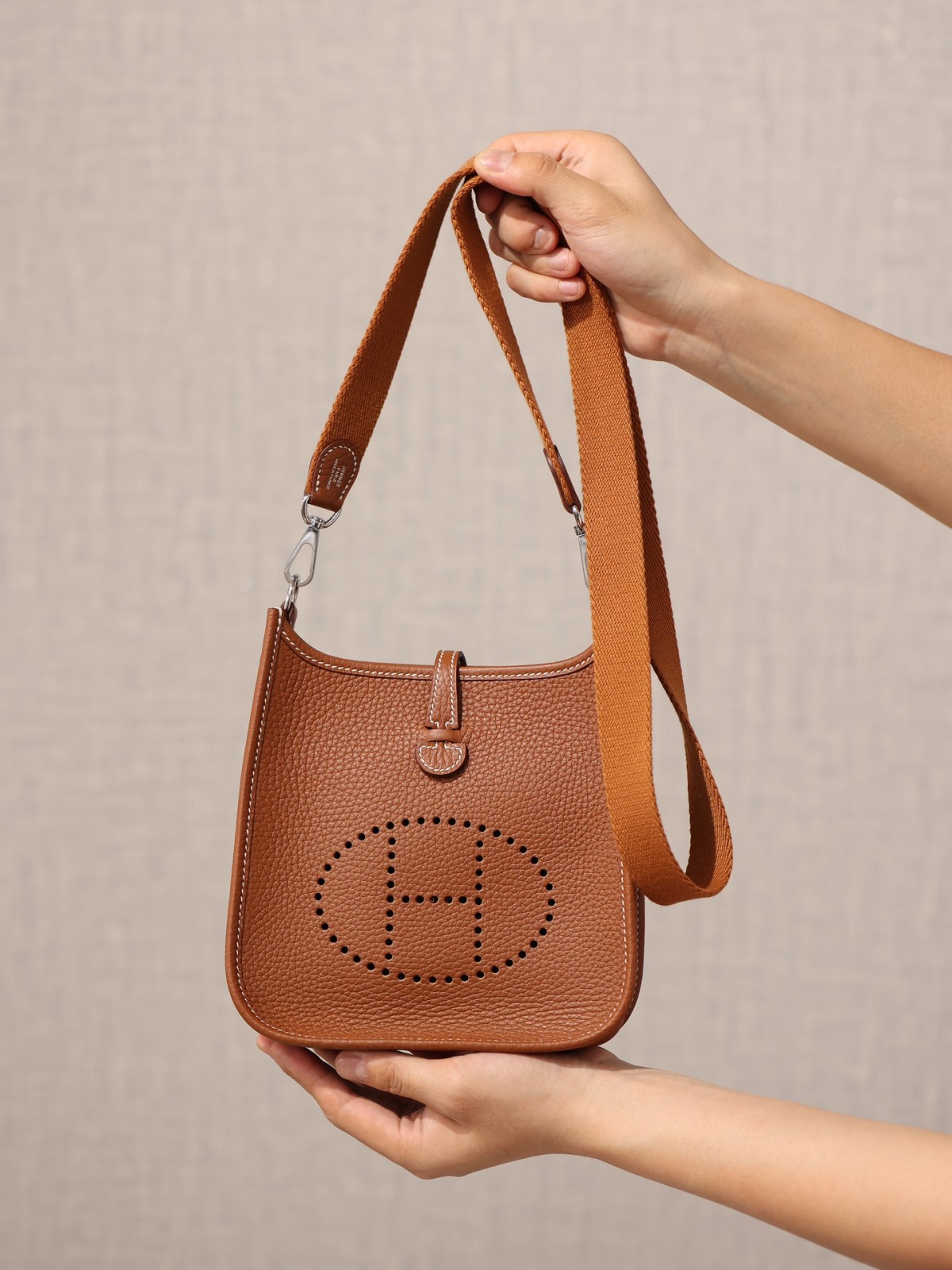 Shebag 15% off！And Shebag fully handmade Hermes Evelyn 16 bag in brown review （2024 Dec updated）-Best Quality Fake designer Bag Review, Replica designer bag ru