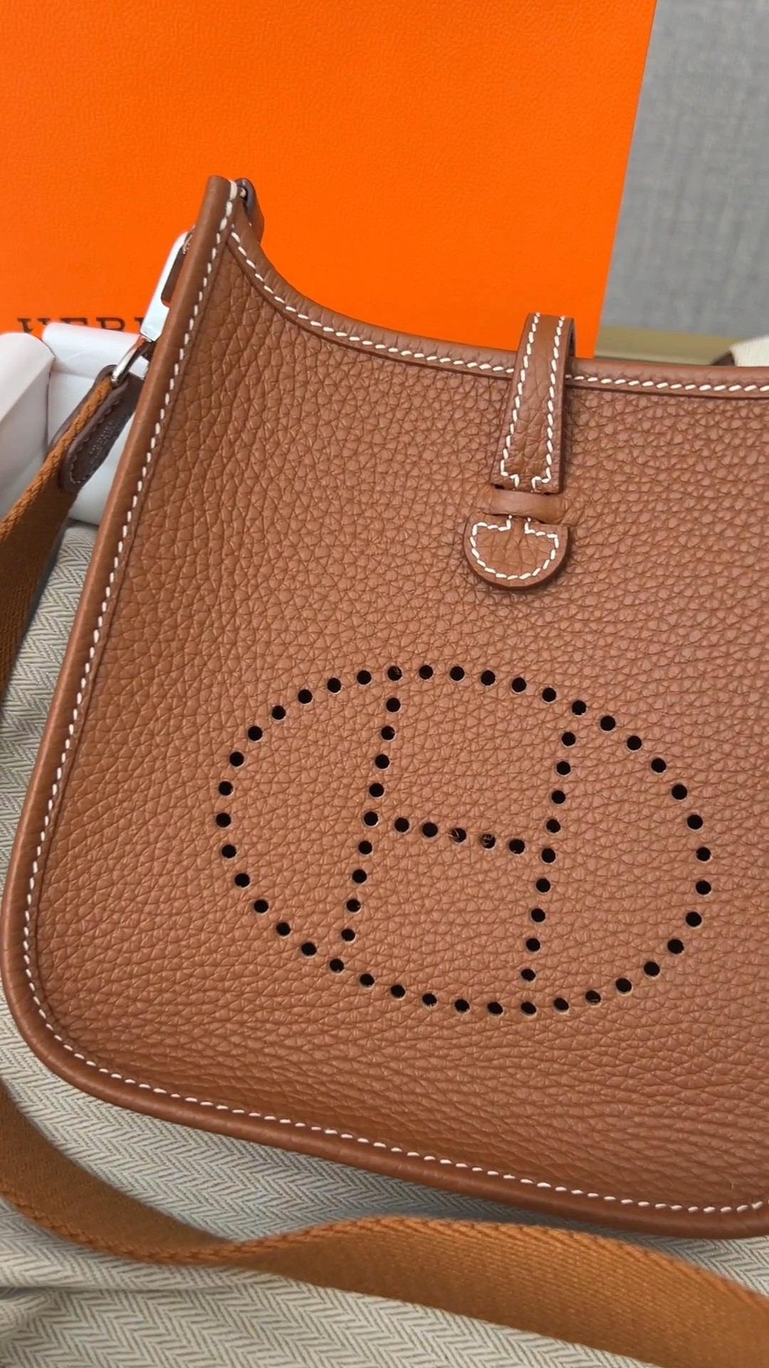 Shebag 15% off！And Shebag fully handmade Hermes Evelyn 16 bag in brown review （2024 Dec updated）-Best Quality Fake designer Bag Review, Replica designer bag ru