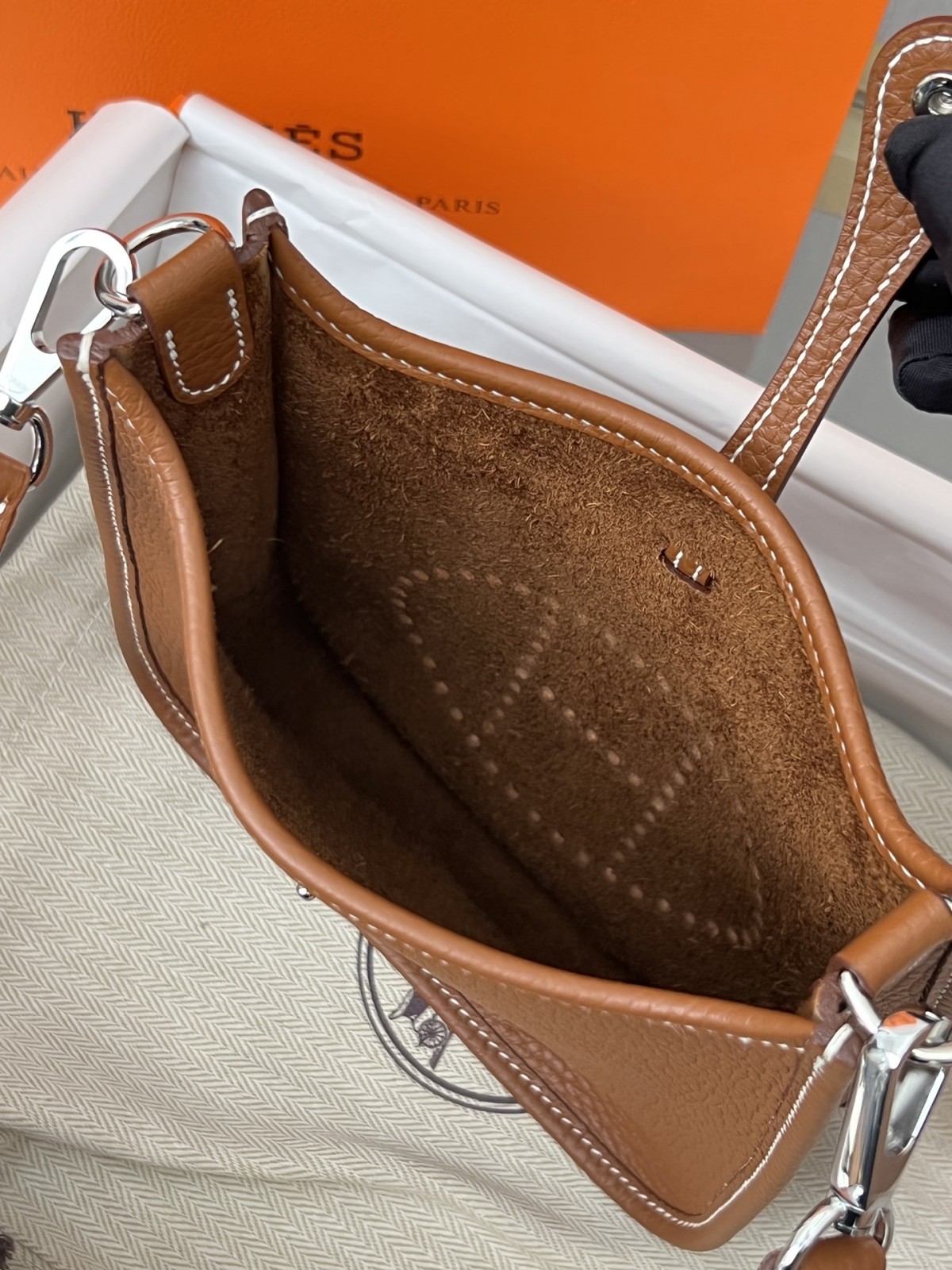Shebag 15% off！And Shebag fully handmade Hermes Evelyn 16 bag in brown review （2024 Dec updated）-Best Quality Fake designer Bag Review, Replica designer bag ru