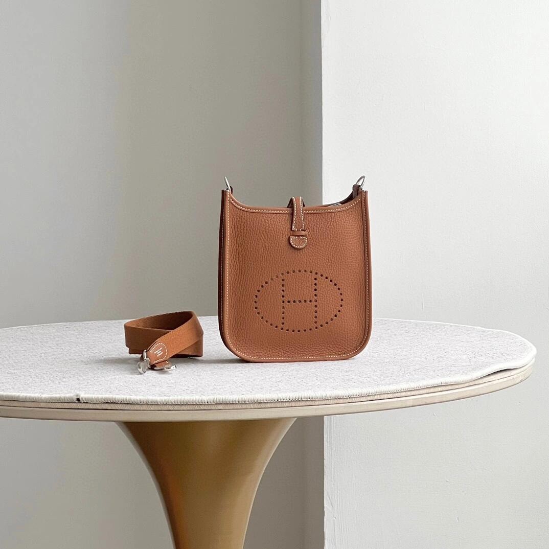 Shebag 15% off！And Shebag fully handmade Hermes Evelyn 16 bag in brown review （2024 Dec updated）-Best Quality Fake designer Bag Review, Replica designer bag ru