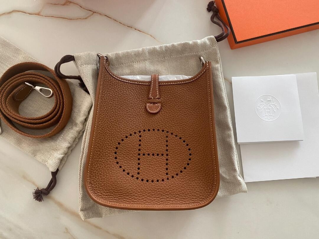 Shebag 15% off！And Shebag fully handmade Hermes Evelyn 16 bag in brown review （2024 Dec updated）-Best Quality Fake designer Bag Review, Replica designer bag ru