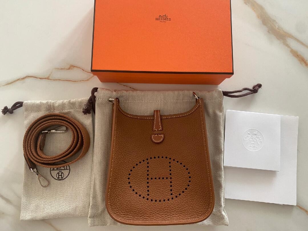 Shebag 15% off！And Shebag fully handmade Hermes Evelyn 16 bag in brown review （2024 Dec updated）-Best Quality Fake designer Bag Review, Replica designer bag ru