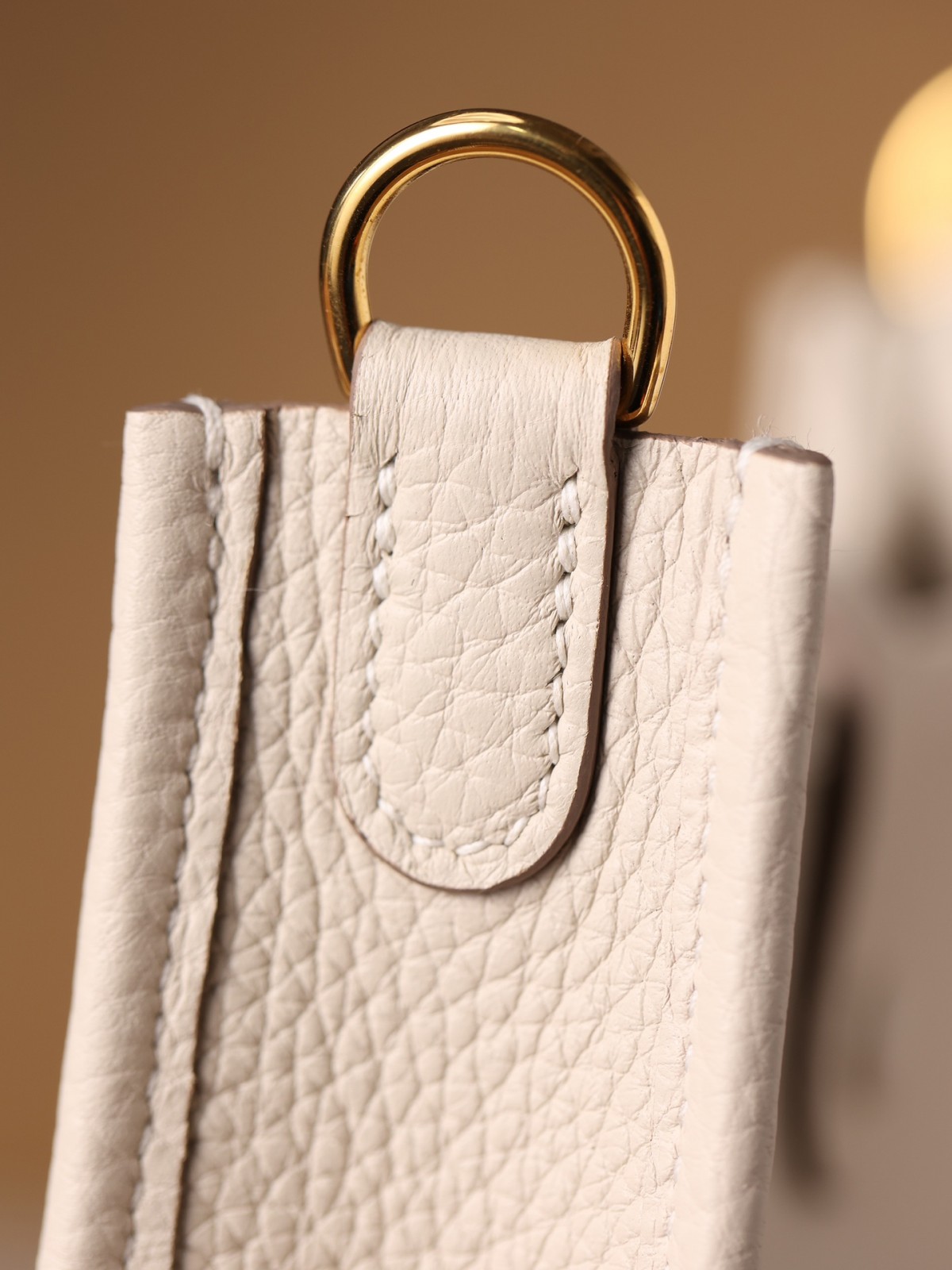 What a beautiful SnowWhite！Shebag fully hand made Hermes Evelyn 16 Togo leather bag（2024 Dec updated）-Best Quality Fake designer Bag Review, Replica designer bag ru