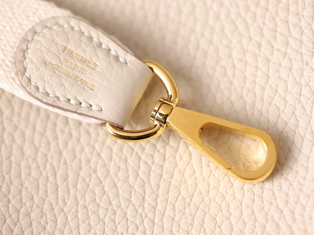 What a beautiful SnowWhite！Shebag fully hand made Hermes Evelyn 16 Togo leather bag（2024 Dec updated）-Best Quality Fake designer Bag Review, Replica designer bag ru